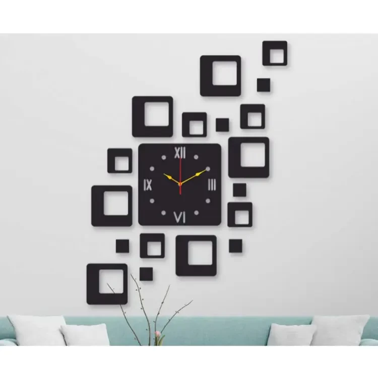 Frameless Creative Wall Clock | Clock Big Size Wall Clock