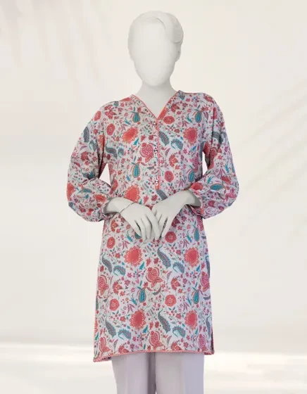 GREY PRINTED LIMINAL UNSTITCHED 2PC