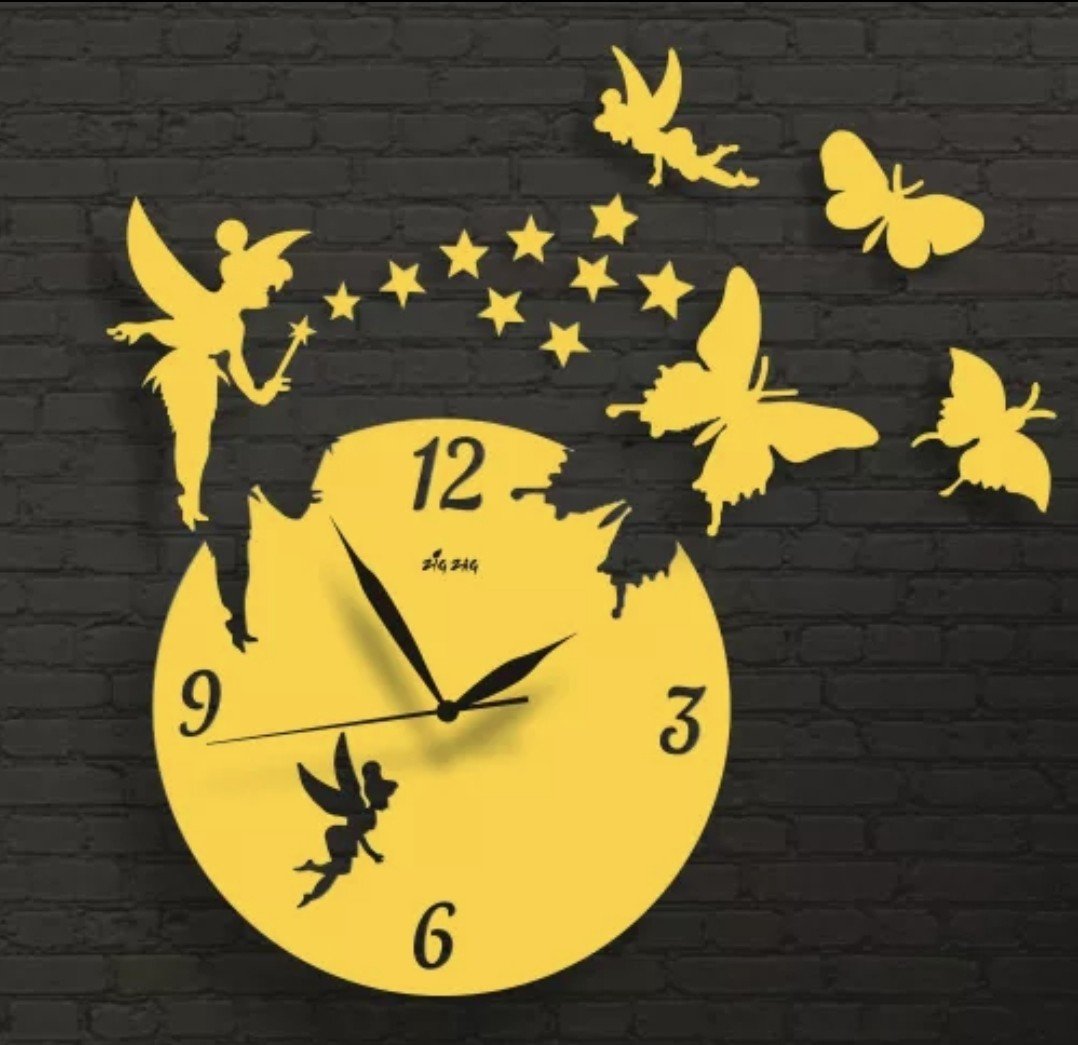Black Butterfly_Wall Clock for Home Decoration