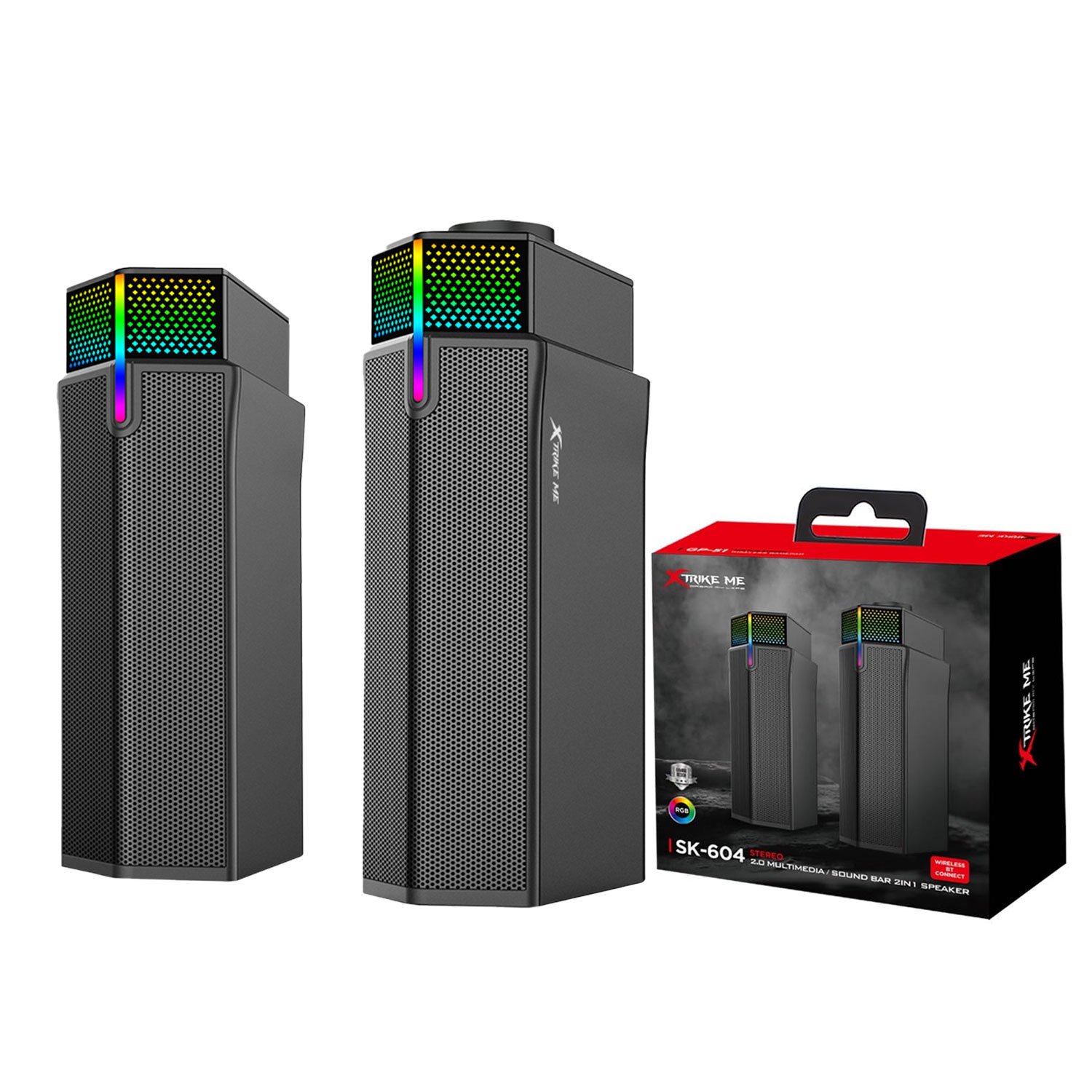XTRIKE ME SK-604 DREAM MY LIFE BACKLIT 2IN1 SOUNDBAR SPEAKER