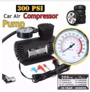 Portable Accessories Automotive Durable Vehicle Mini Air Compressor 300 PSI Tire Inflator Pump 12V Car Parts